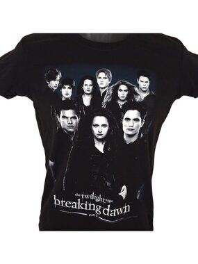 Twilight Saga T Shirt Womens Size Medium Black Breaking Dawn Bella Edward Jacob